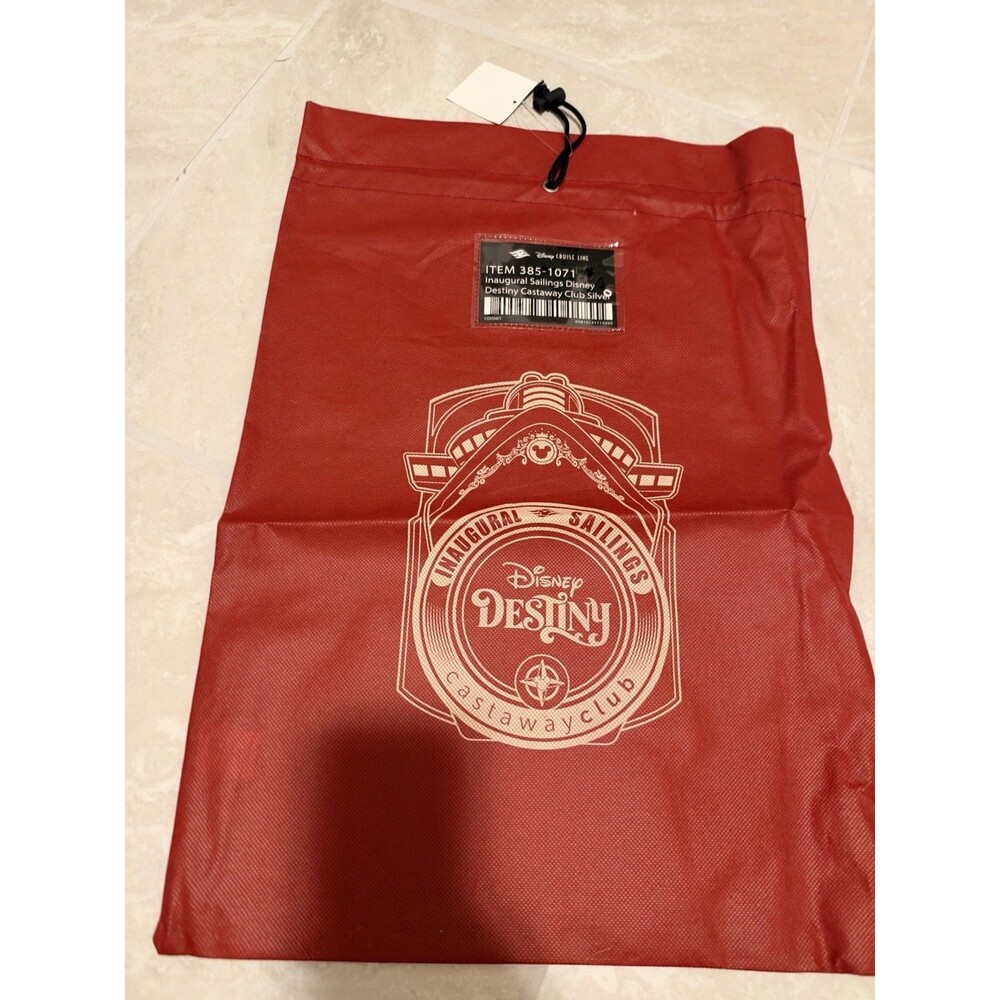 Disney Cruise Line Destiny Inaugural Sailings Gift Laundry Bag
